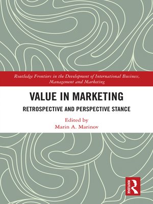 cover image of Value in Marketing